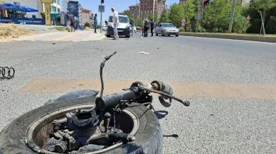 Diyarbakır Yenişehirde kontrolden çıkan araç kazaya karıştı