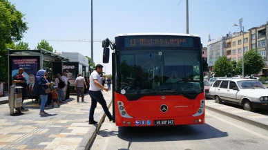 Kahramanmaraş Belediyesi bayramda binlerce yolcu taşıdı
