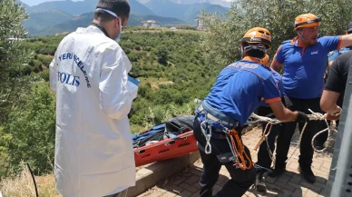 Denizli Merkezefendi uçurumunda yaşlı adam hayatını kaybetti