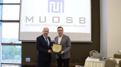Muradiye OSB Kaymakam Atilla Kantayı uğurladı