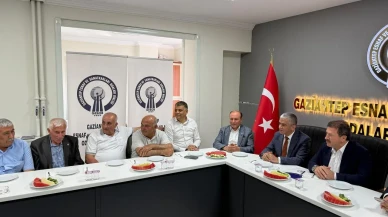 TŞOF Başkanı Yiğiner Gaziantep esnafıyla buluştu