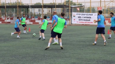 Şanlıurfalı antrenör adayları TFF eğitiminde buluştu