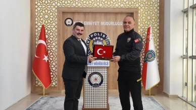 Vali Yardımcısı Çıkrık Emniyet Müdürü Saka ile vedalaştı