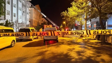 Polatlı Fevzi Çakmak Caddesinde beş katlı bina yandı