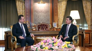 Başkonsolos Topçu ve Barzani Erbilde buluştu