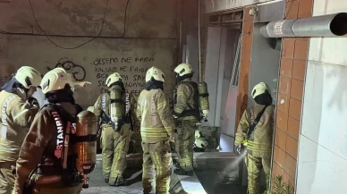 Güngörende tekstil fabrikasında gece yangın çıktı