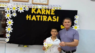 Burhaniye Kızıklı ve Sekizeylül okullarında karneler dağıtıldı