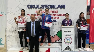 Köy okulu öğrencisi Ayşe Büyükkaçar şampiyonluğa yükseldi