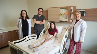 Genç voleybolcu Zeynep yapay deriyle hayata tutundu