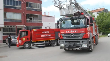 Beyşehir ve Hüyük ilçelerinde çıkan yangınlar söndürüldü