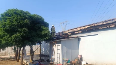 Ödemiş çiftlik yangınında bir yaşındaki bebek kurtarıldı