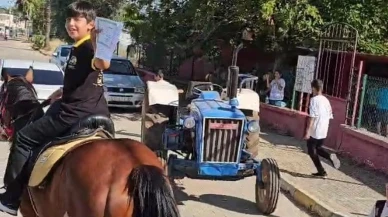Gazipaşa Lisesinde binlerce öğrenci karne sevinci yaşadı