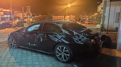 Alkollü sürücü Bodrumda kaza yapıp plakayı söktü