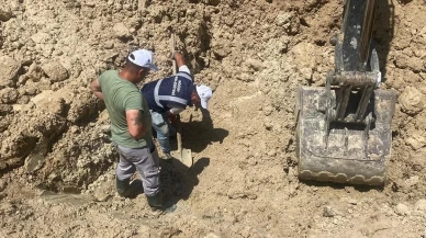 Söğüt TOKİ inşaatı ana su hattını çatlattı