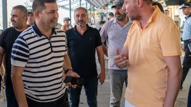 Başkan Ömer Günel Kuşadası çarşı esnafıyla buluştu