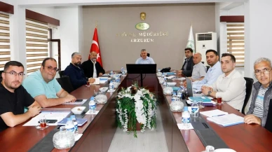 Erzincan tarım projesi DSİ yöneticileriyle masaya yatırıldı