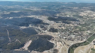 Çanakkale’de Ayvacık ilçesinde yangın 21 saat sonra kontrol altına alındı