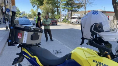 Kütahya trafiği artık dronlarla havadan denetleniyor