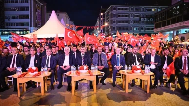 Erzurum'da 15 temmuz demokrasi ve milli birlik günü coşkuyla kutlandı