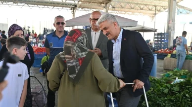 Kırıkkale Valisi Mehmet Makas Semt Pazarında Esnaf Ve Vatandaşlarla Buluştu.