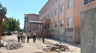 Simav Kaymakamı Bünyamin Karaloğlu inşaat çalışmalarını yerinde inceledi