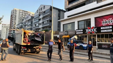 Nilüfer Belediyesi zabıta ekipleri çevre düzenlemesi için operasyon yaptı