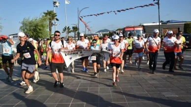 Atakum belediyesi lozan antlaşması için ata’ya saygı koşusu düzenledi