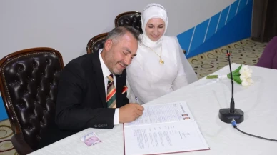 Afyonkarahisar İl Müftüsü İmamoğlu Müftülük Personelinin Nikahını Kıydı