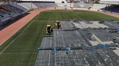 Alaettin Kurt Stadyumu'nda doğal çim dönüşümü Gebzespor için başladı