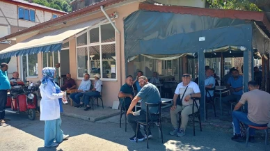 Akçakoca Sağlık Müdürlüğü Uğurlu Köyünde sağlık taraması başlattı