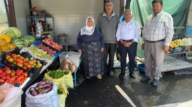 Başkan Büyükkılıç Yamula Patlıcanı için üreticilere destek verdi