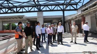 Kayseri Büyükşehir Belediyesi Paleontoloji Ve Fosil Müzesi İnşaatını İnceledi