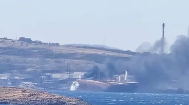 Aliağa gemi söküm tesisinde tanker alev aldı