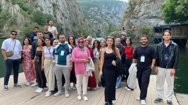 Manisalı gençler Yeşil Adımlar Projesi ile Kosova'da çevre farkındalığı oluşturdu