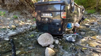 Tatil yolunda Bolu Abant karayolunda feci kaza yaşandı