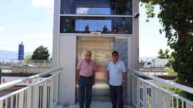 İzmit Tren Garı ve Saat Kulesi asansörle bağlandı