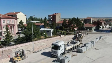 İnönü Belediyesi Mustafa Kemal Caddesini yeniden düzenliyor