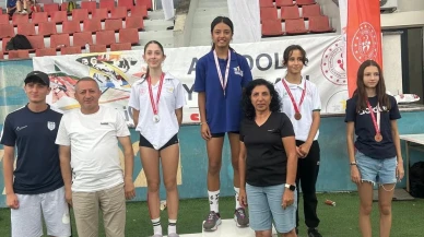 Manisalı atlet Belinay Gündoğdu Türkiye şampiyonu oldu