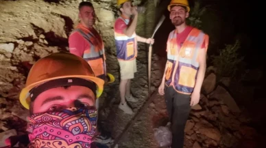 Edremit zeytinlik yangınına tüm ekipler müdahale etti