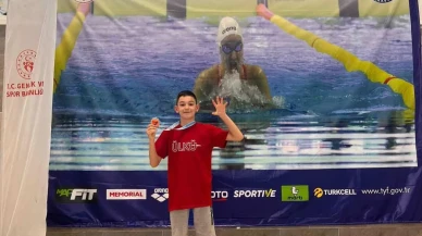 Dua Dorukhan Doğanay ikinci kez Türkiye yüzme şampiyonu oldu