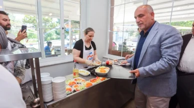 Canik Belediyesi Can Sofrası ile yemek hizmeti başladı