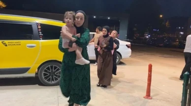 Minik çocuk İnegöl Devlet Hastanesinde tedavi görüyor