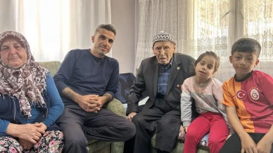 Kore gazisi Derviş Karakuş torununun torununu gördü