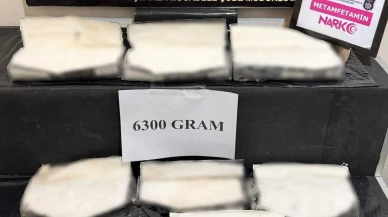 Erzincan polisi araçtaki 6 kilo metamfetamini yakaladı