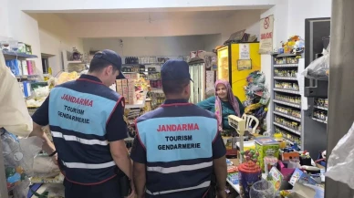 Didim Jandarması patlayıcı satan işletmeleri kontrol altına aldı