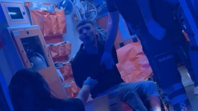 Polise bıçak çeken şüpheli Bursada vurularak yakalandı