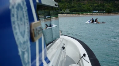 Samsun deniz polisleri Karadenizde hayat kurtarıyor