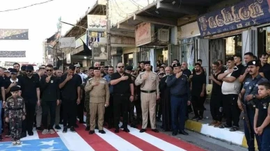 Irak ordusu ABD bayrağına basan subayları cezalandırdı