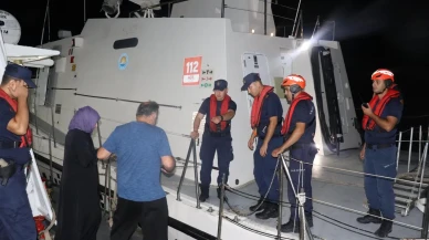 Gökçeada kalp krizi hastası Sahil Güvenlik ile kurtarıldı