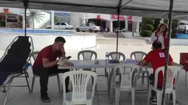 Selendi halkı Kızılay kan bağışı kampanyasına akın etti